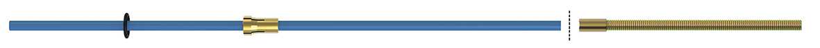Fubag Канал направляющий 5.40 м диам. 0.6-0.9_тефлон (1 шт.) FB.TLB-50 Аксессуары к горелкам TIG, MIG/MAG фото, изображение