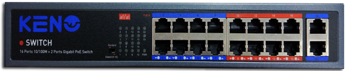 KN-SW1602POE+ Коммутационное оборудование фото, изображение