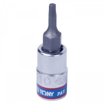 Насадка (бита) торцевая 1/4", TORX T10, L = 37 мм KING TONY 203310 Насадки фото, изображение